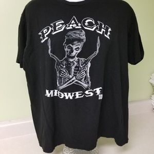 Men's XL T-Shirt - Peach Midwest Rock - Unique